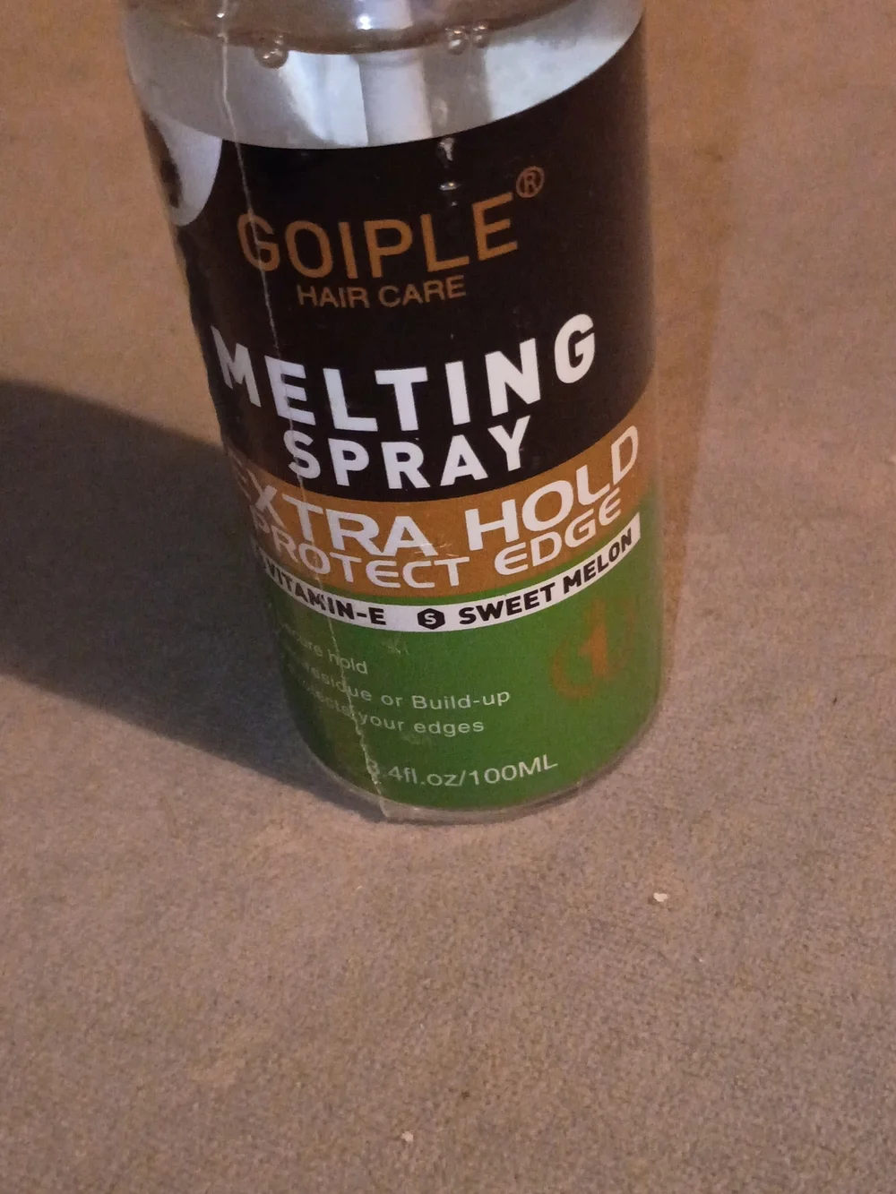 Goldie Melting Spray Extra Hold Edge Protect - Green Black Gold